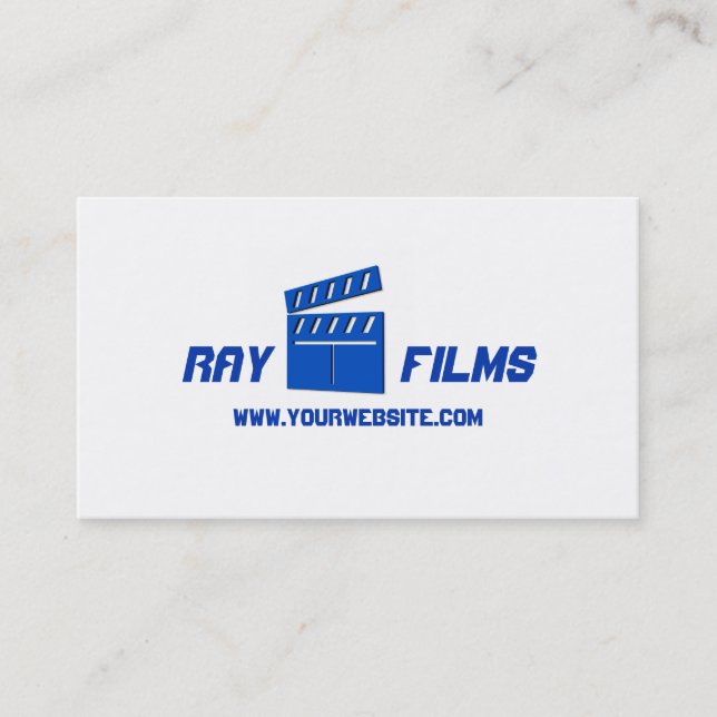 Cartão De Visita Realizador de Filme Diretor Produtor (Frente)