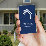 Cartão De Visita Realtor Business Card | Real Estate Agent Business<br><div class="desc">Customize this business card design for your real estate business. https://freshpaperie.blogspot.com</div>