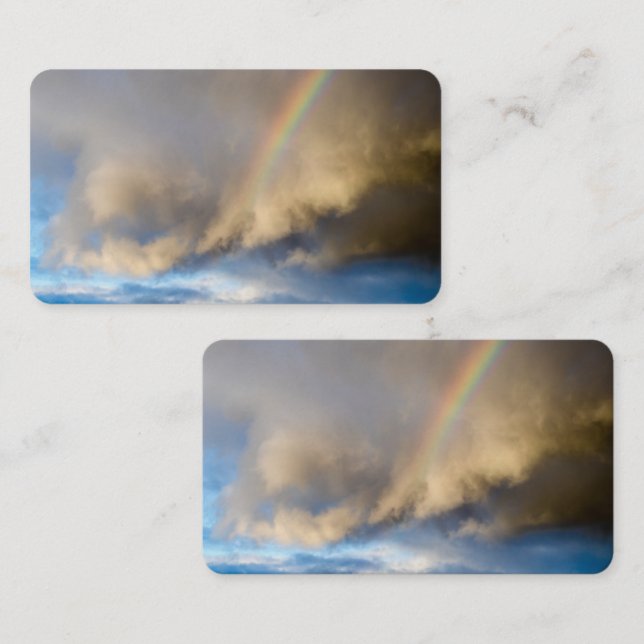 Cartão De Visita rebelião arco-íris (Frente/Verso)