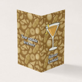 Cartão De Visita Receita Sidecar