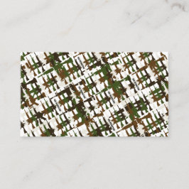 Cartão De Visita Recrutador Militar das Forças Armadas EUA Recrutam