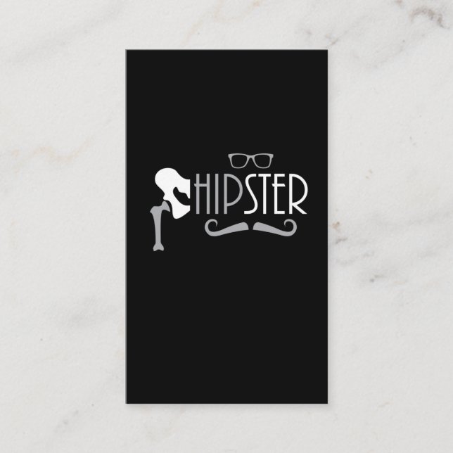 Cartão De Visita Recuperação de substituição de anca de Hipster eng (Frente)