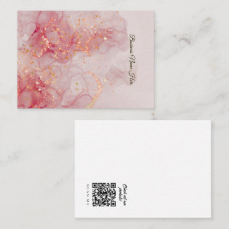 Cartão De Visita Red Marble Store Earring Display Card