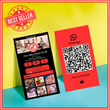 Red WhatsApp Salão de Unhas QR Mídia Social