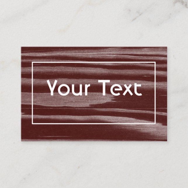 Cartão De Visita Redwood Visitenkarte (Frente)
