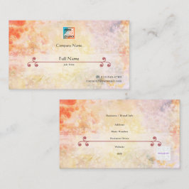 Cartão de visita refinado com QR - Cambrian Hot