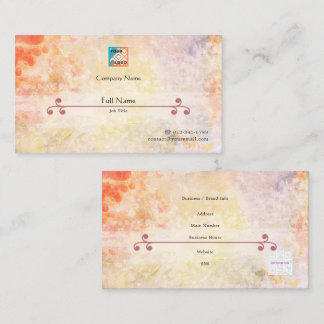 Cartão de visita refinado com QR - Cambrian Hot