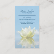 Refletindo Lotus Flower Yoga Instrutor Light Blue