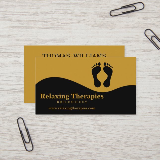 Cartão De Visita Reflexologia (Frente/Verso In Situ)