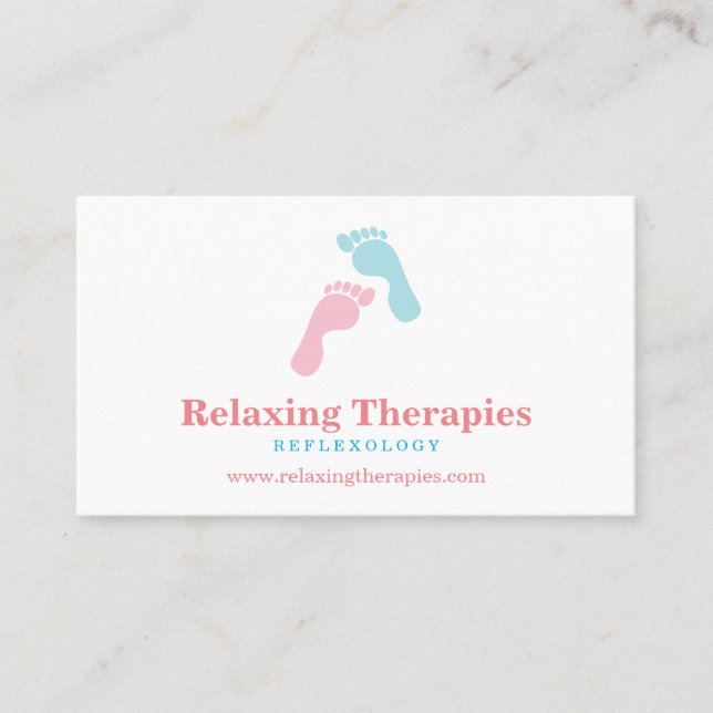 Cartão De Visita Reflexologia (Frente)