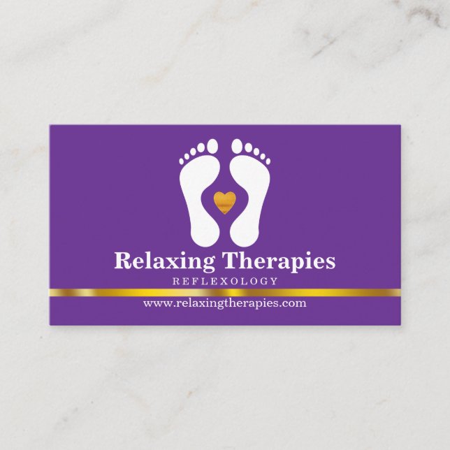 Cartão De Visita Reflexologia (Frente)