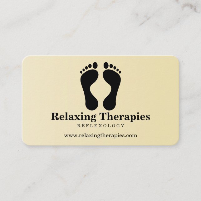 Cartão De Visita Reflexologia (Frente)