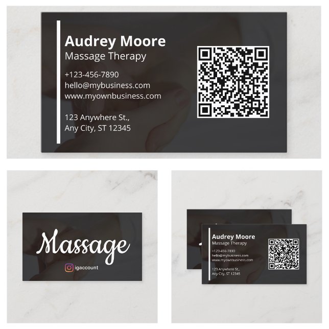 Cartão De Visita Reflexólogos Chiropractors Massage Therapy Reiki (Reflexologists Chiropractors Massage Therapy Reiki Business Card
)