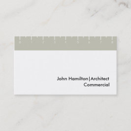 Cartão De Visita Régua Tan