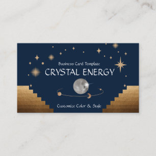 Cartão De Visita Reiki e Energy Crystal