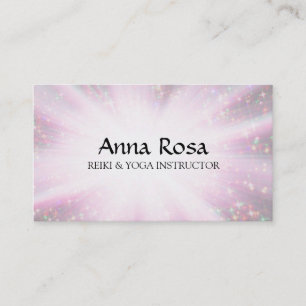 Cartão De Visita *~* Reiki Healer Rays Energy Healing Sparkle