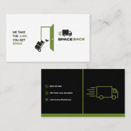 Cartão De Visita Remoção de Entulho.Transporte Personalizável Tem E