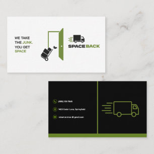 Cartão De Visita Remoção de Entulho.Transporte Personalizável Tem E