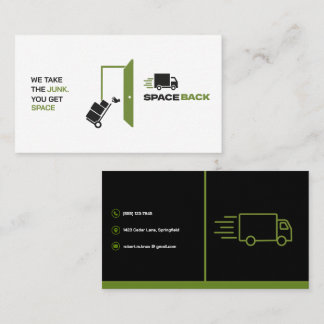 Cartão De Visita Remoção de Entulho.Transporte Personalizável Tem E