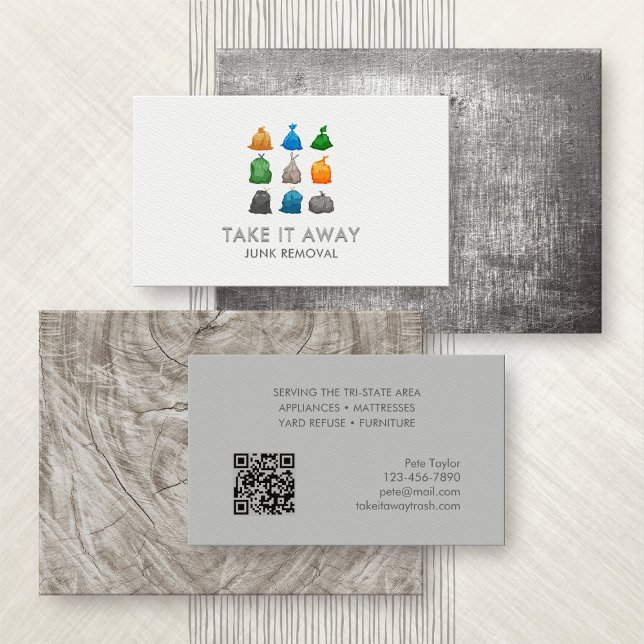 Cartão De Visita Remoção de lixo (Criador carregado)