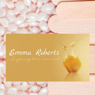 Cartão De Visita Remoção de pelos com açúcar