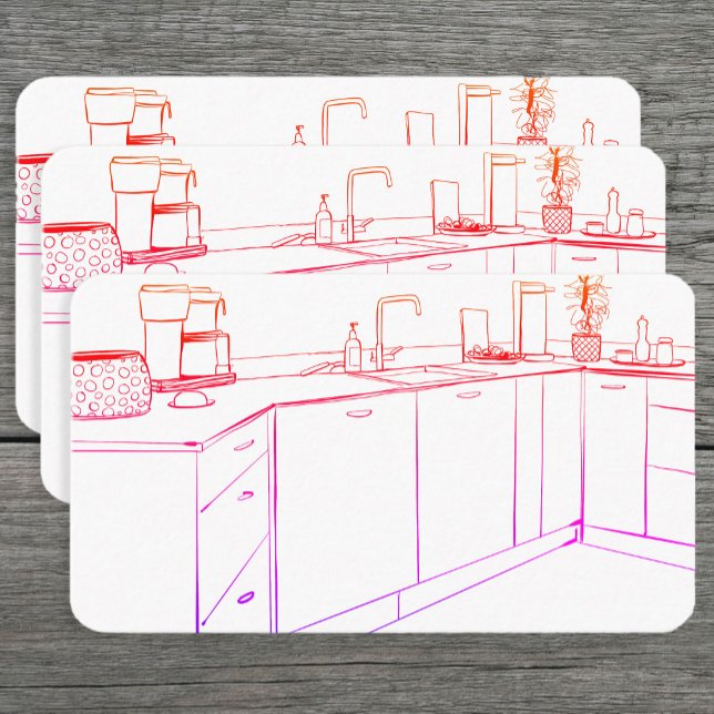 Cartão De Visita Remodelação de gabinetes de cozinha (Criador carregado)