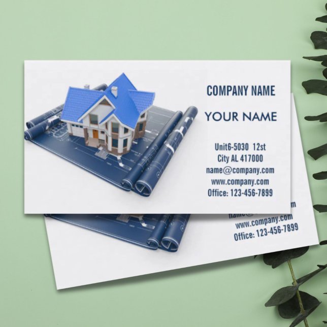 Cartão De Visita Renovation Handyman Construction architect (Renovation Handyman Construction architect Business Card)