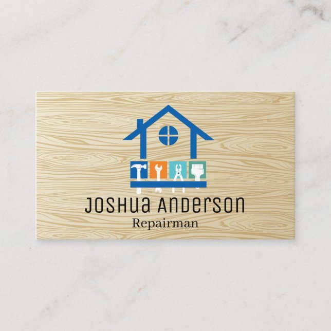 Cartão De Visita Repair Tools | Appliances | Hand Tools (Frente)