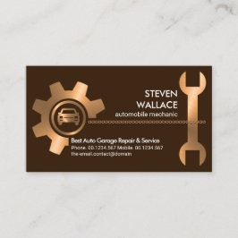 Cartão De Visita Reparações Automáticas de Espetáculo de Corrente d