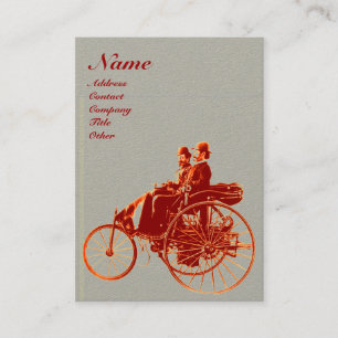 Cartão De Visita REPARAR AUTOMOTIVAMENTE A Cinza Castanha MONOGRAMA