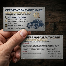 Cartão De Visita Reparo Automotivo & Especialista em Ar Condicionad
