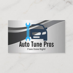 Cartão De Visita Reparo de Auto Care   Mecânica