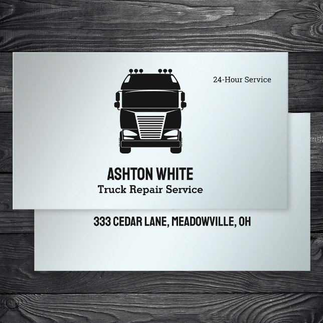 Cartão De Visita Reparo de Caminhões (Truck Repair Business Cards)