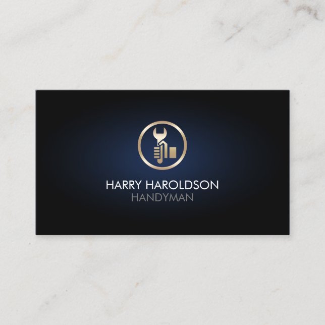 Cartão De Visita Reparo de Casa do Manual (Frente)