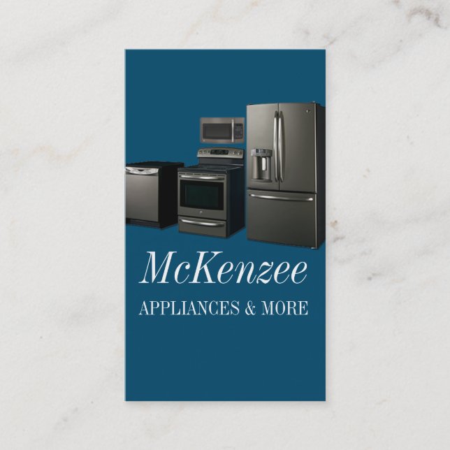 Cartão De Visita Reparo de instalação de vendas de aparelhos (Frente)