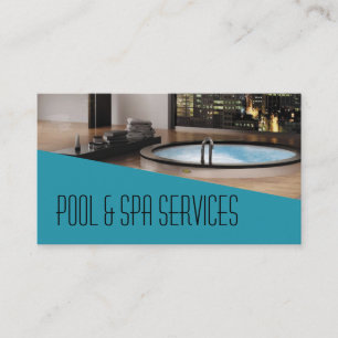 Cartão De Visita Reparo de instalação do jacuzzi do Piscina Hot T