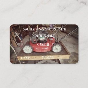 Cartão De Visita Reparo de motor pequeno