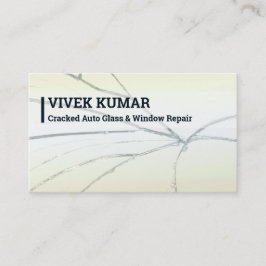 Cartão De Visita Reparo de vidro do carro para-brisas automático QR