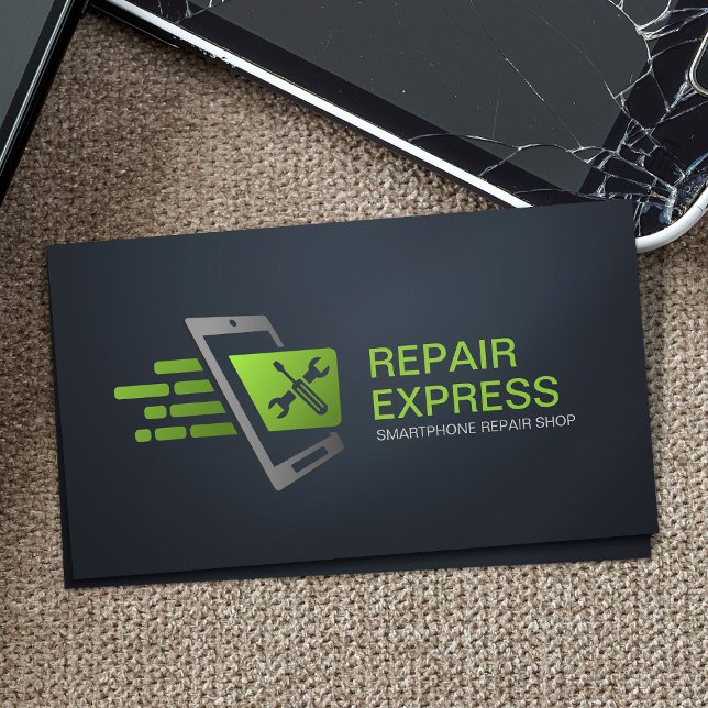 Cartão De Visita Reparo Express Smartphone (Criador carregado)