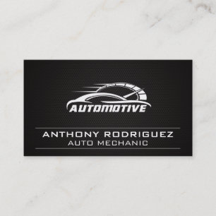 Cartão De Visita Reparo Tech Auto Serviço de Carro