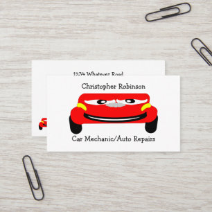 Cartão De Visita Reparos Automotivos Mecânica de Carros