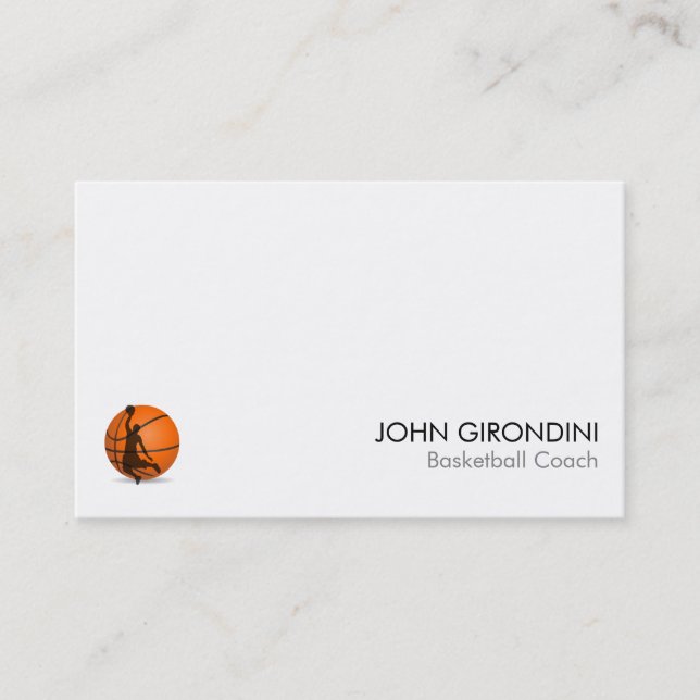 Cartão De Visita Resíduo metálico UV na moda moderno do instrutor (Frente)