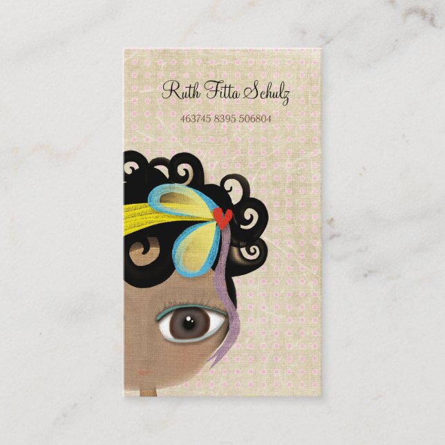 Cartão de visita resistente à água (Frente)