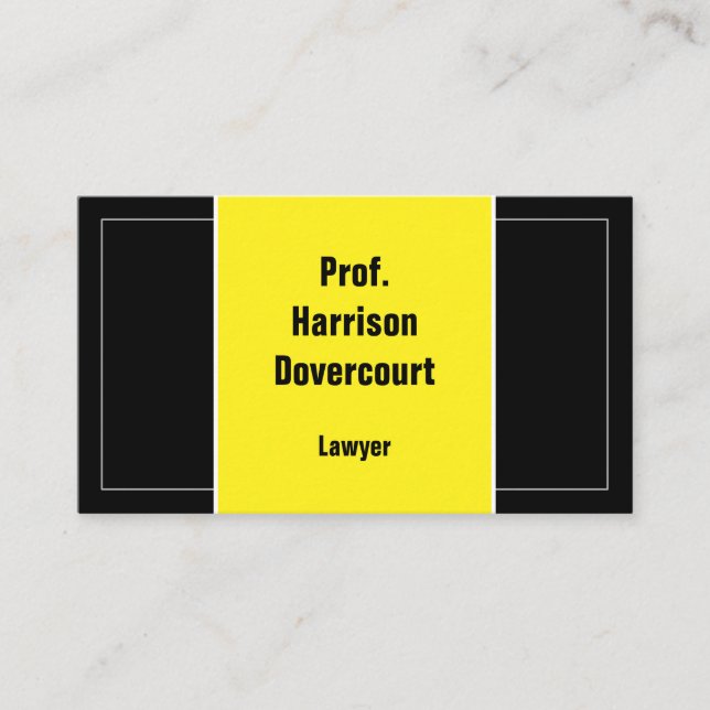 Cartão de visita respeitável, humilde e profission (Frente)