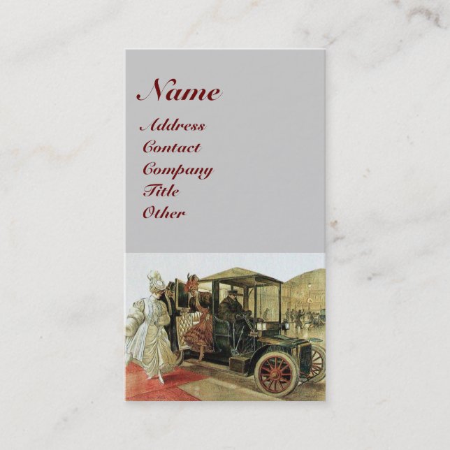 Cartão De Visita RESTAURAÇÃO AUTOMÁTICA CLÁSSICA, reparo AUTOMOTIVO (Frente)