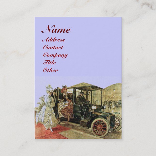 Cartão De Visita RESTAURAÇÃO AUTOMOTIVA, reparação de automóveis (Frente)