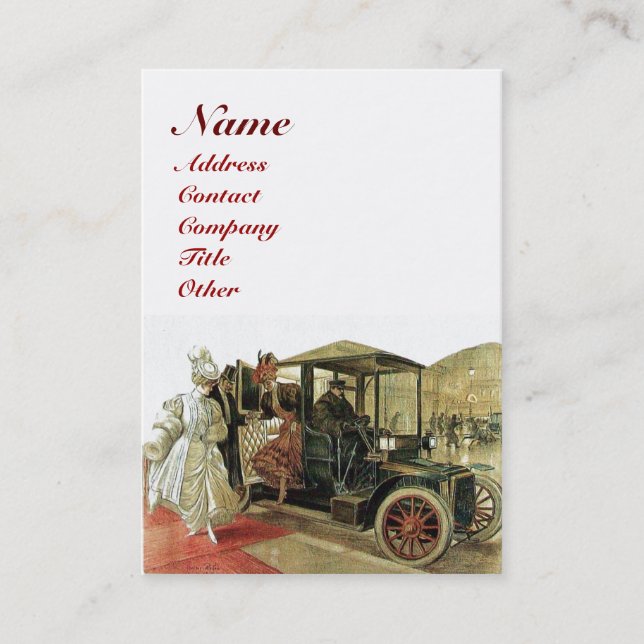 Cartão De Visita RESTAURAÇÃO AUTOMOTIVA, reparação de automóveis (Frente)