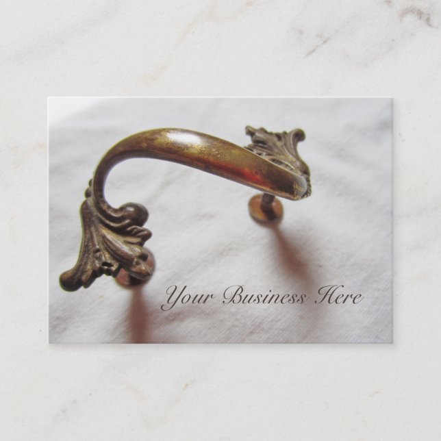 Cartão De Visita Restauração do Mobiliário Reparo de Curso para Cim (Frente)