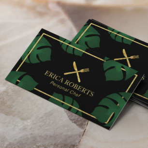 Cartão De Visita Restauração tropical & eventos do cozinheiro che