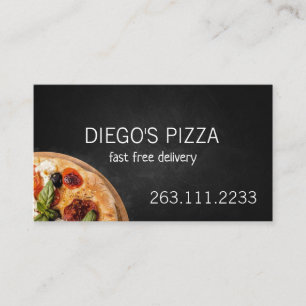 Cartão De Visita Restaurante de Pizza